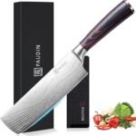 PAUDIN 7" Nakiri Knife: Razor Sharp & Ergonomic Design